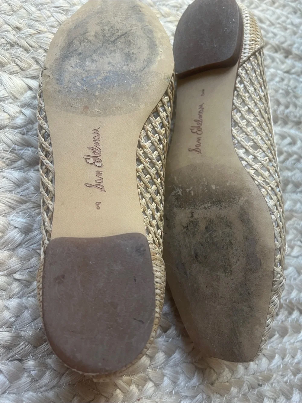 Sam Edelman woven raffia